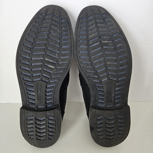 Steve Madden Mens Black Leather Slip On Loafers Sz 11 - Picture 8 of 8